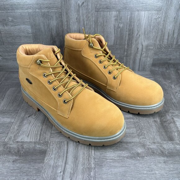 Lugz Mantle Mid Boots Mens 7.5 Wheat New Synthetic Nubuck Work Casual MMAXK-7660 main image 4
